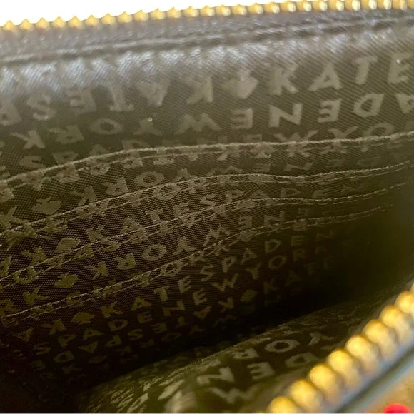 Kate Spade New York Laurel Way Printed Check Wristlet Phone Clutch New Condition - Picture 5 of 7